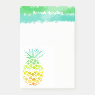 Large Pineapple Personalized Note Pad