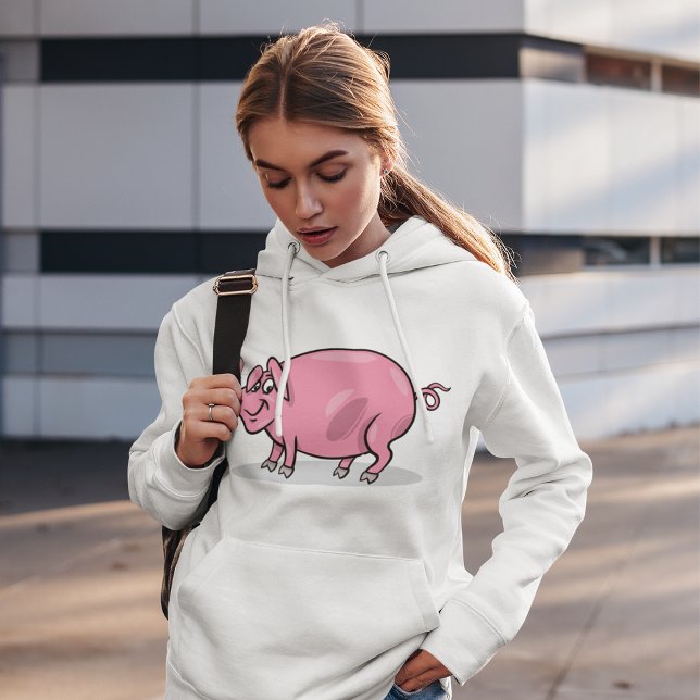 Large Pink Pig Hoodie (Creator Uploaded)