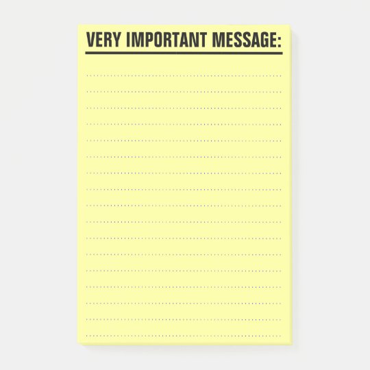 large post it notes with lines