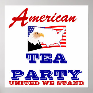 Large Poster TEA PARTY!