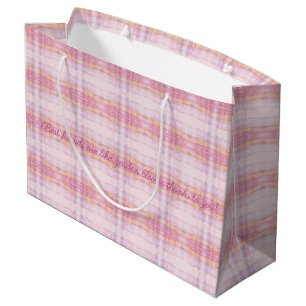 Large Pretty Pink Paid Gift Bag For a Best Friend