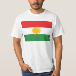 LARGE PRINT Kurdistan Flag T-Shirt