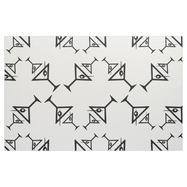 Large Print Martini Glasses Retro Martini Pattern Fabric (Fat Quarter)