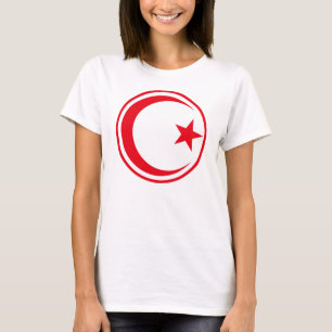 LARGE PRINT Roundel of Tunisian Air Force T-Shirt