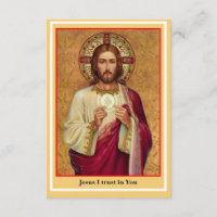 LARGE PRINT Spiritual Communion Prayer Card