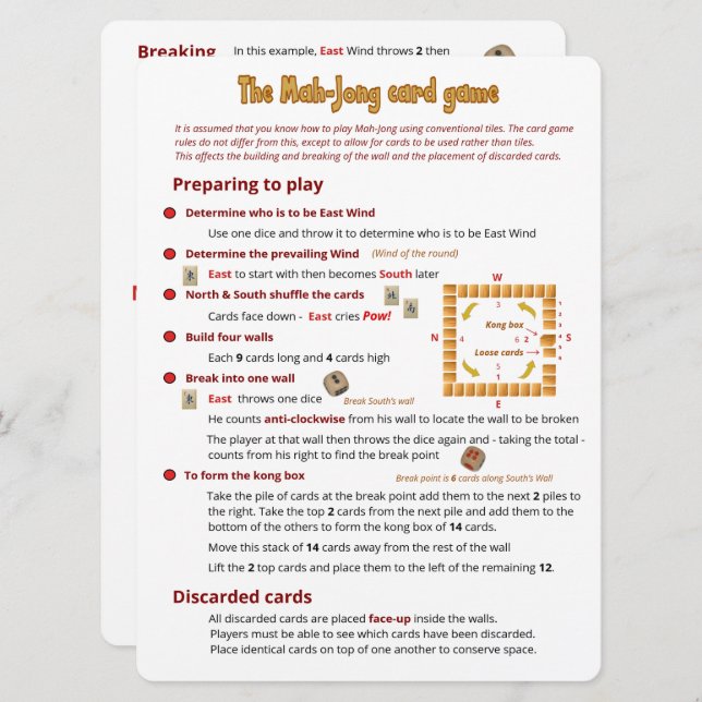 Large Print – The Card Game – Differences (Front/Back)