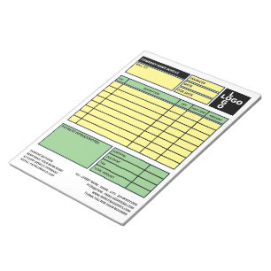 Large Pro-Logo Business Invoice/Quotation Notepad