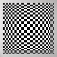 Large Quark Op Art Poster