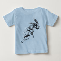Large Rabbit Bunny Jack Rabbit T-Shirt