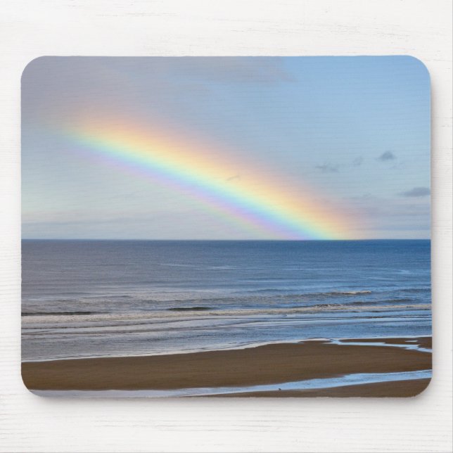 Large rainbow over the Pacific Ocean at Mouse Pad (Front)