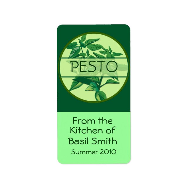 Large Rectangular PESTO Label (Front)