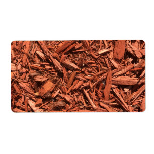 Large red cedar mulch pattern landscape contractor