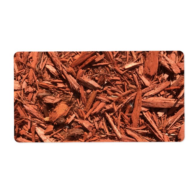 Large red cedar mulch pattern landscape contractor (Front)
