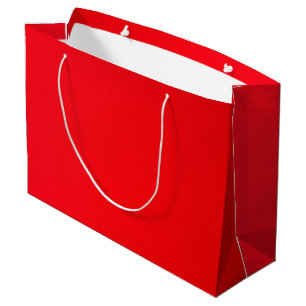 Large Red Gift Bag, Insanely Red (The Reddest Red) Large Gift Bag