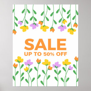 Large Retail Sale Sign, Editable Boutique Sale Poster