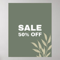 Large Retail Sale Sign, Editable Boutique Sale