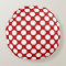 Large retro dots - white and red