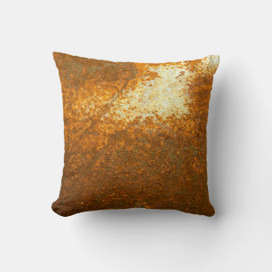 large Rust backgroundabstract, ancient, antique, b Throw Pillow