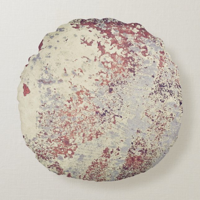 Large Rust backgrounds - perfect background abstra Round Pillow (Front)