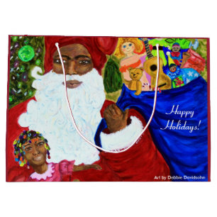 Large Santa Claus Gift Bags - Christmas Holidays