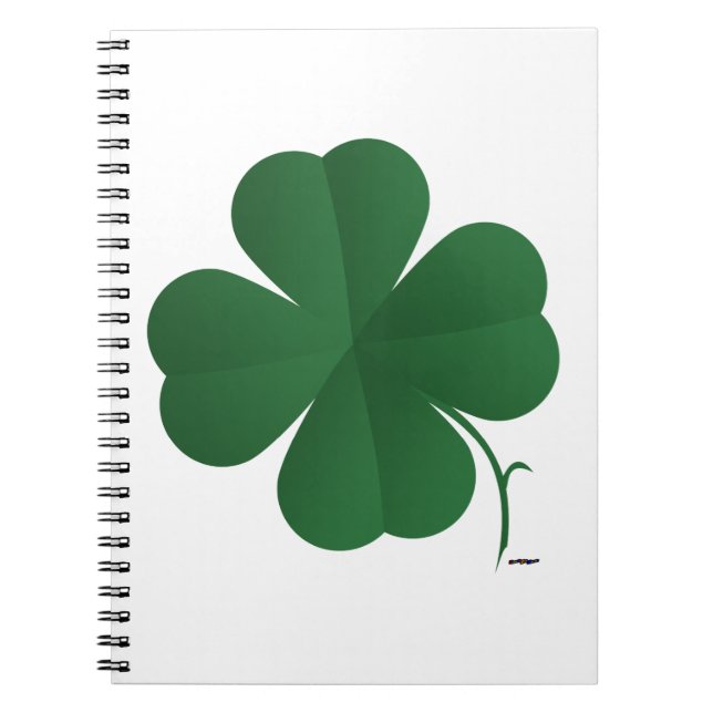 Large Shamrock Notebook (Front)