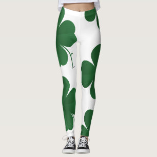Large Shamrocks Leggings