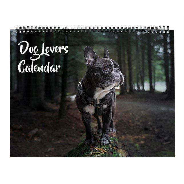 Large Size Dog Lovers Calendar (Cover)