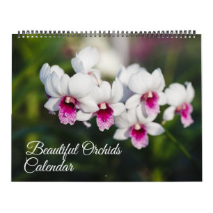 Large Size Orchids Calendar