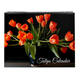 Large Size Tulips Calendar