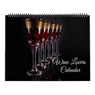 Large Size Wine Lovers Calendar