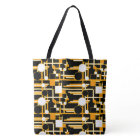 Large-Sized Tote Bag Abstraction #3