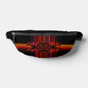 Large Small Stripes With Bow Fanny Pack