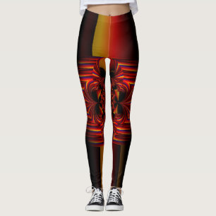 Large Small Stripes With Bow Leggings