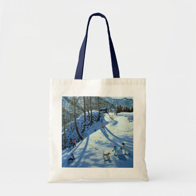 Large Snowball Zermatt Tote Bag (Front)