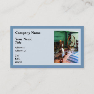 Large Spinning Wheel Business Card