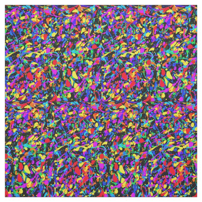 Large Splatter - Pima Cotton Fabric (Swatch)