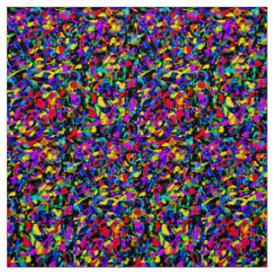 Large Splatter - Polyester Weave Fabric