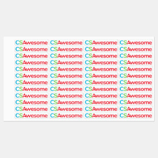 Large Square Adhesive / Waterproof Label