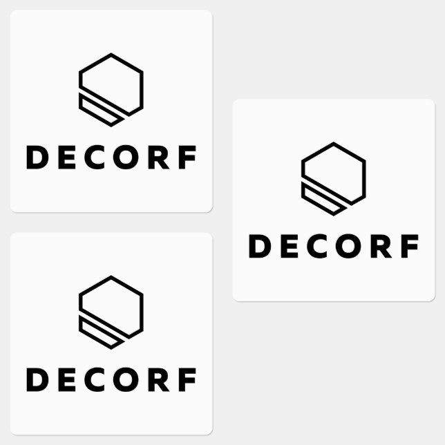 Large Square Adhesive / Waterproof Label (Group)