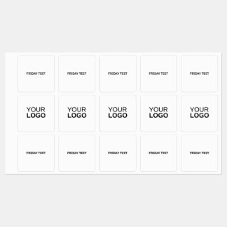 Large Square Adhesive / Waterproof Label