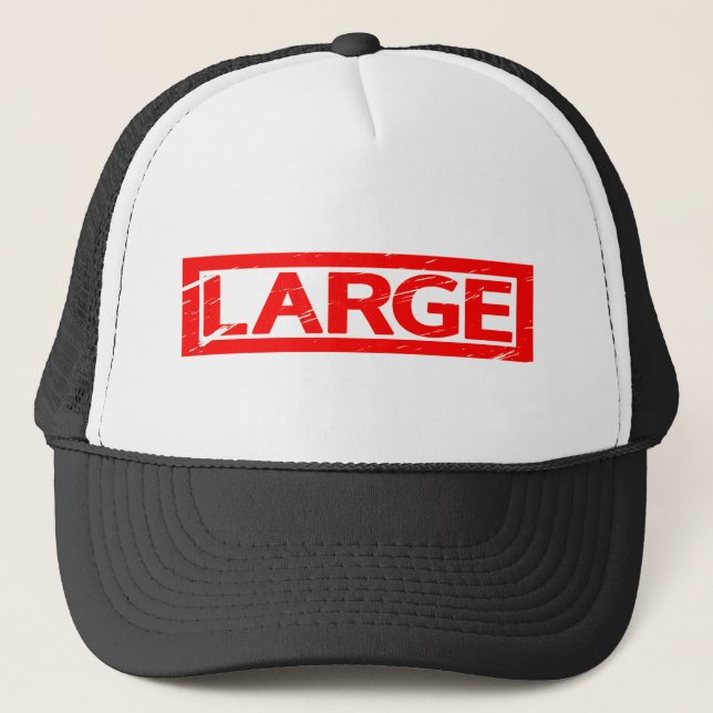 Large Stamp Trucker Hat (Front)