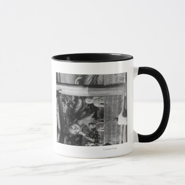 Large Statue of Buddha in Thailand Photograph Mug (Right)