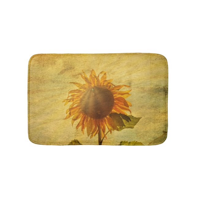 large sunflower bath mat (Front)
