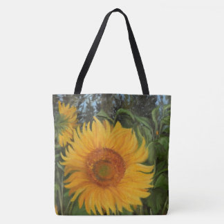 Large Sunflower Canvas Bag