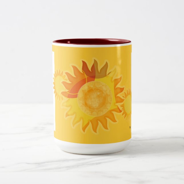 Large Sunshine Yellow Mug (Center)