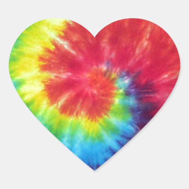 Large Swirl Heart Sticker (Front)