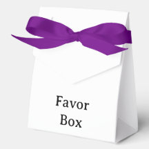 Large Tent with Purple Ribbon 4" x 2" x 5"