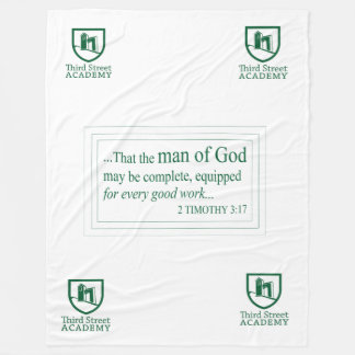 Large Third Street Academy Fleece Blanket