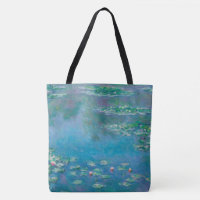 Large Tote Monet "Water Lilies" on Both Sides