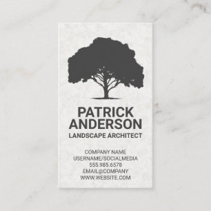 Large Tree Gardener Business Card